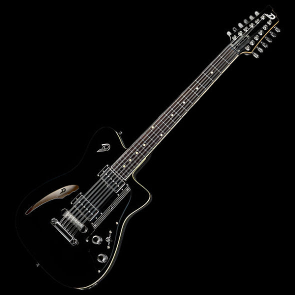 Duesenberg Caribou 12 String Black with Case