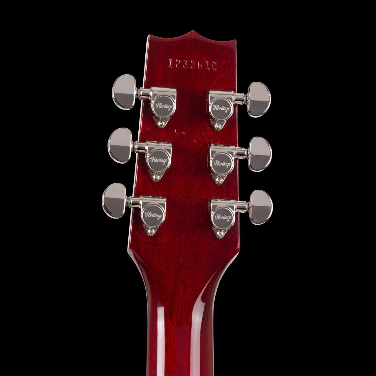 Heritage H530 Standard Hollow Body Trans Cherry Electric Guitar-Floor Model