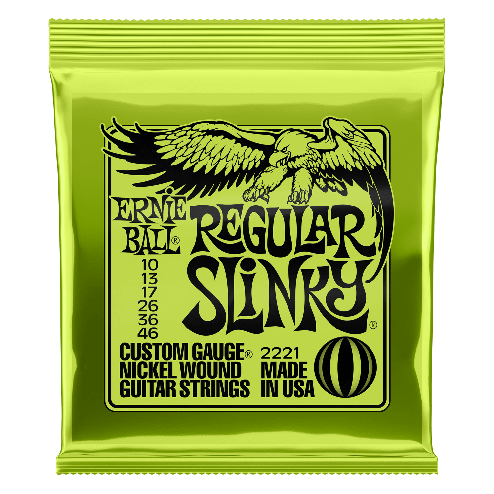 Ernie Ball 2221 Regular Slinky 10-46 Electric Guitar Strings