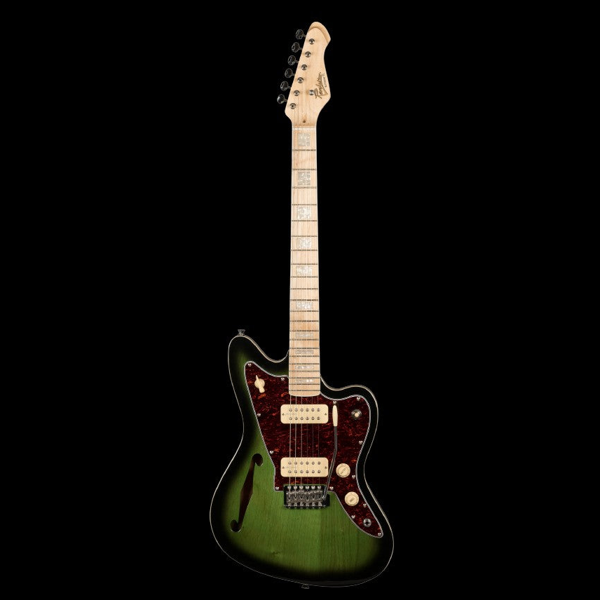 Andrew Halliday Architectuur Habubu Revelation RJT-60 M TL - Greenburst Electric Guitar – The Guitar Boutique