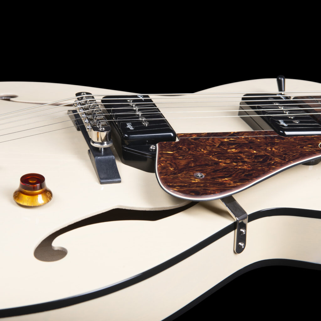 Godin 5th Ave TL Kingpin P90 Trans Cream HG Electric Guitar