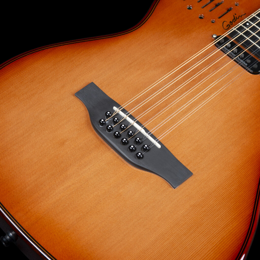 Godin A12 Ultra Dix Lightburst Electric Acoustic Guitar