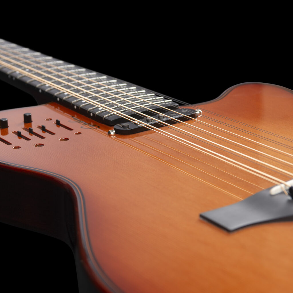 Godin A12 Ultra Dix Lightburst Electric Acoustic Guitar