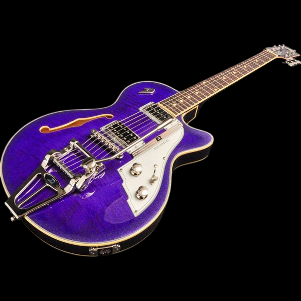 Duesenberg Starplayer TV Galaxy Burst Puprle Electric Guitar