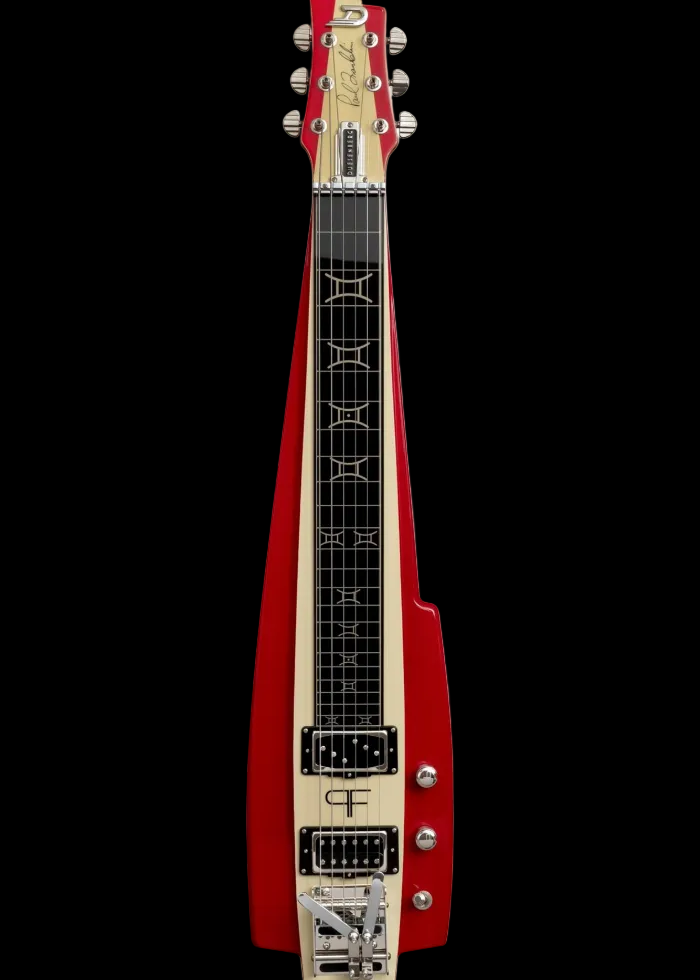 Duesenberg Alliance Series - Lapsteel - Paul Franklin Red with Case
