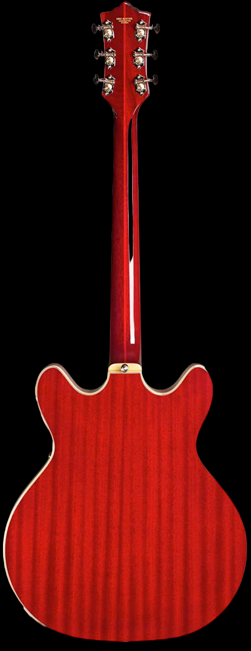 Guild Starfire IV Harp Tail Electric Guitar-Cherry Red