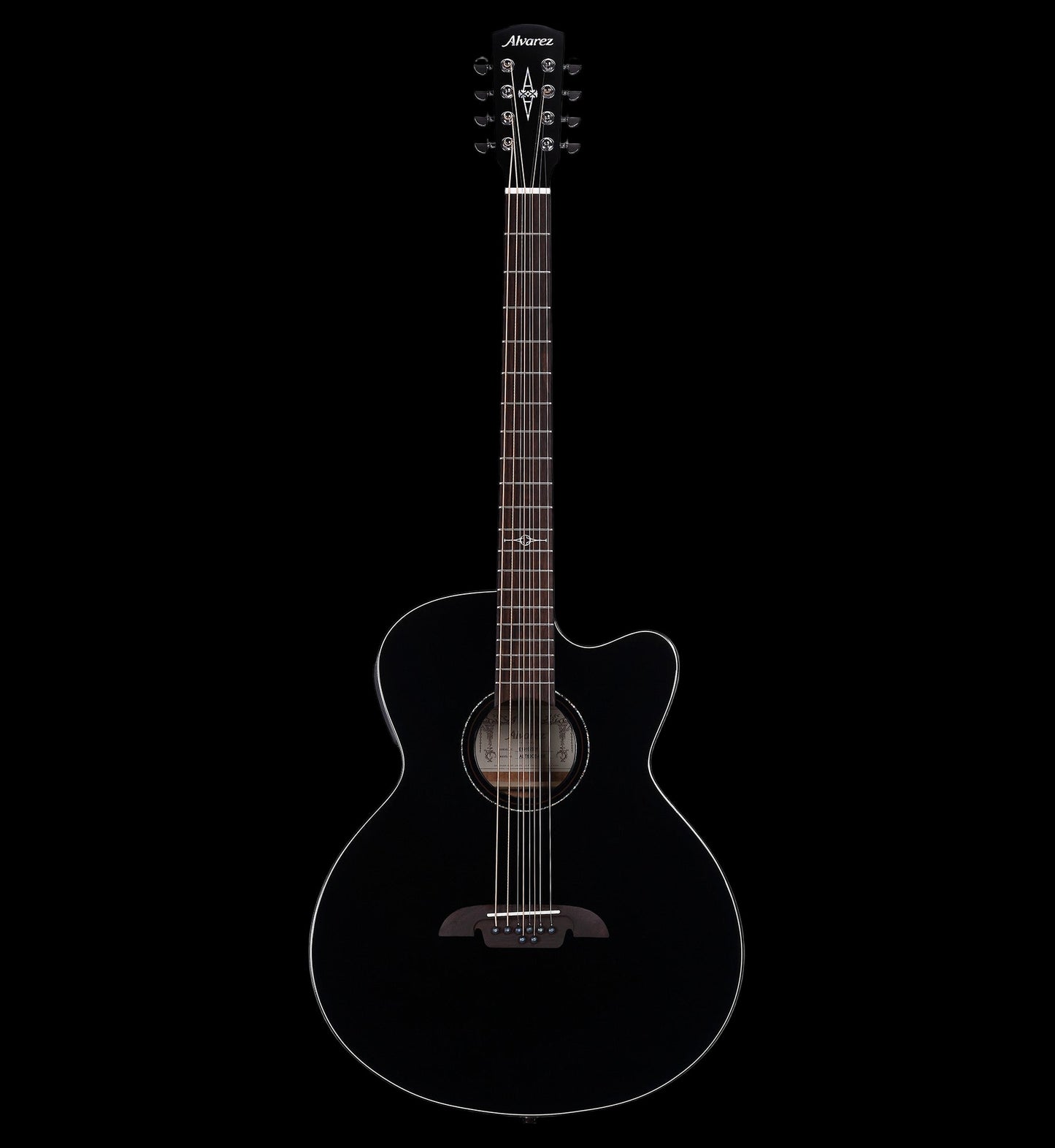 Alvarez ABT60CE8BK String-BLK Acoustic 8 String Guitar