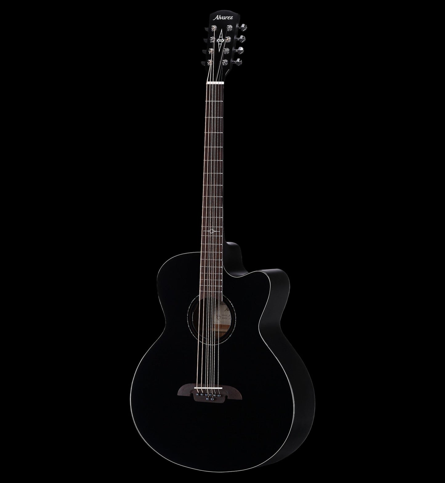 Alvarez ABT60CE8BK String-BLK Acoustic 8 String Guitar