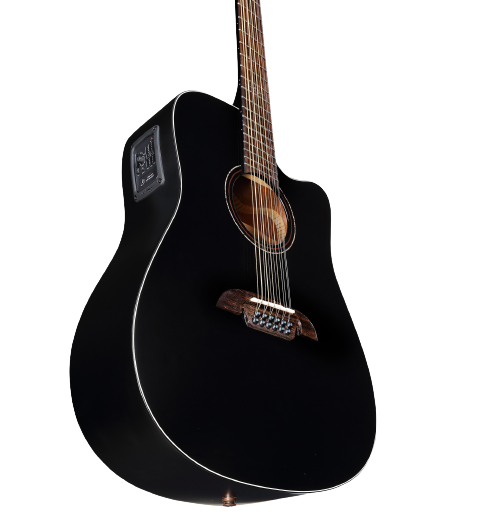 Alvarez AD6012CEBK Electric Acoustic 12 String Guitar