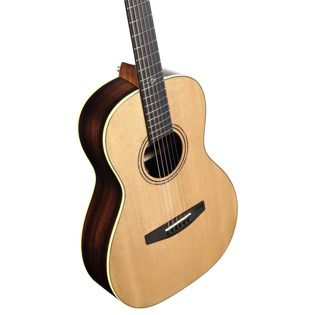 Alvarez LP70e Laureate Parlor Acoustic-Electric Guitar – Natural Gloss (with AFC30 Case)