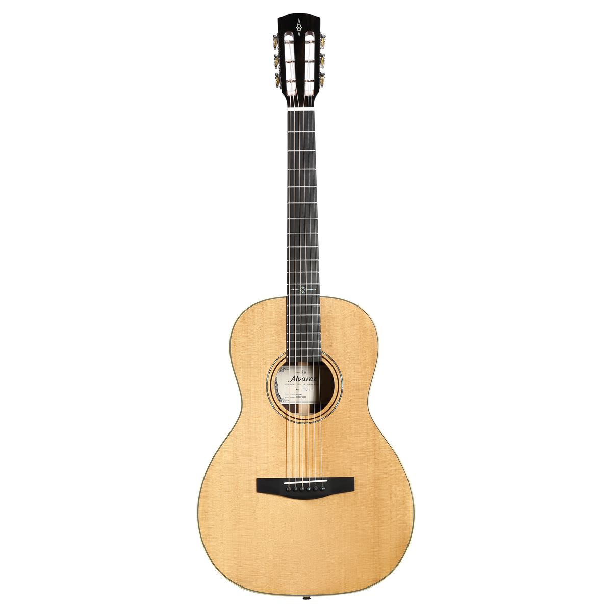 Alvarez LP70e Laureate Parlor Acoustic-Electric Guitar – Natural Gloss (with AFC30 Case)