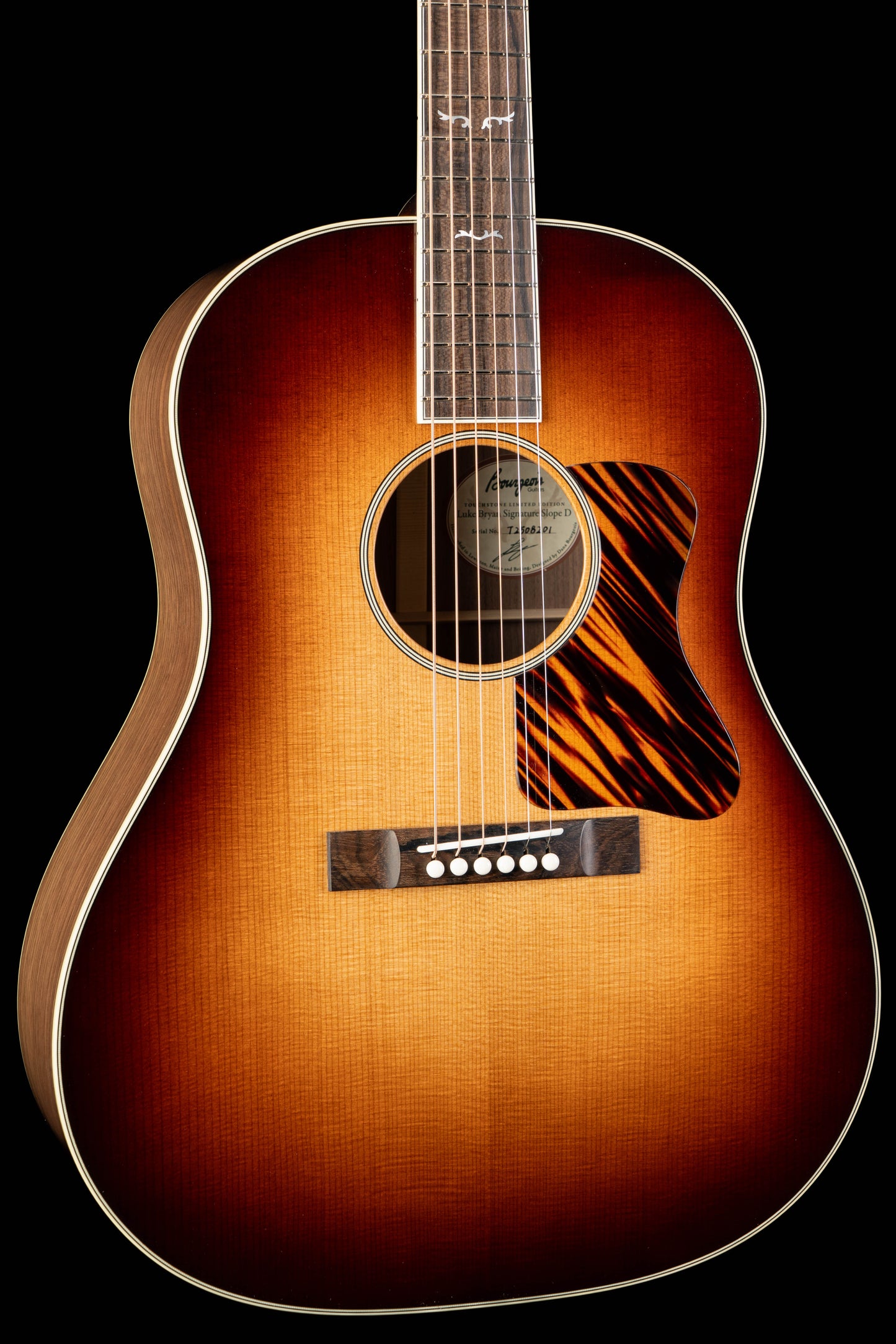 Bourgeois Touchstone Series Luke Bryan Touchstone Edition Slope D Sunburst Acoustic Guitar