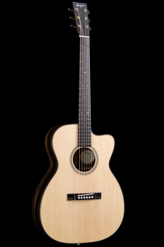 Bourgeois Touchstone Series Soloist/TS LAUNCH EDITION OM Cutaway Natural Acoustic Guitar
