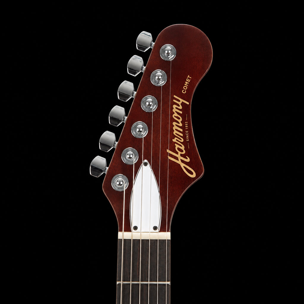 Harmony Comet Semi-Hollow Electric Guitar w/ MONO Vertigo Case – Midnight Blue