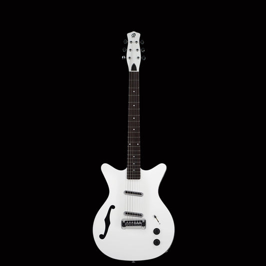 Danelectro Fifty Niner Semi-Hollow Electric Guitar - White