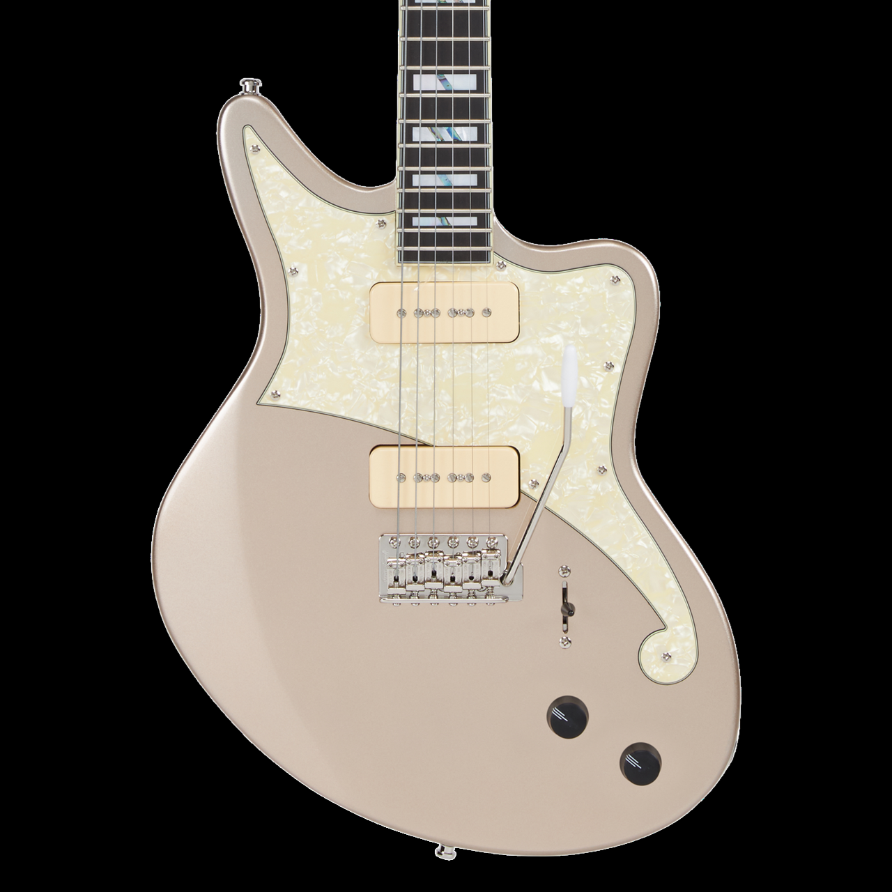 D'Angelico Deluxe Bedford Desert Gold Electric Guitar