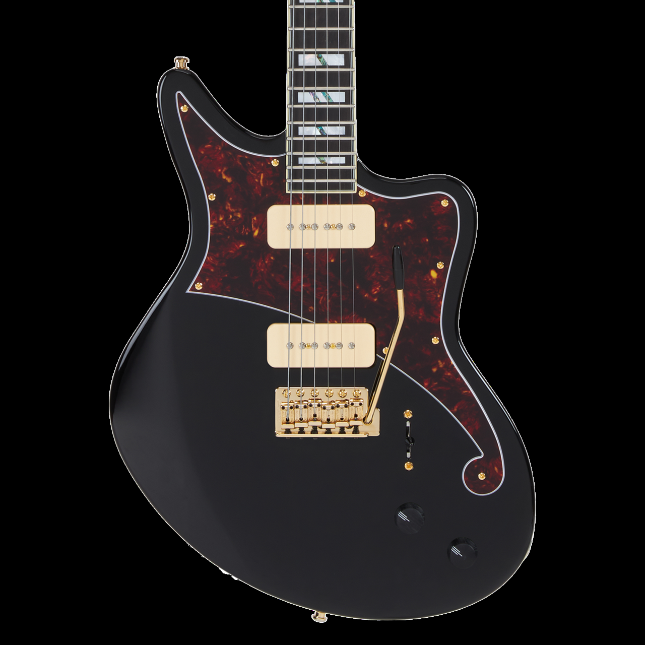 D'Angelico Deluxe Bedford Black Electric Guitar