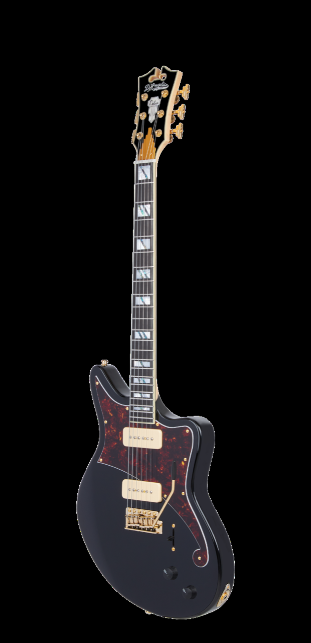D'Angelico Deluxe Bedford Black Electric Guitar