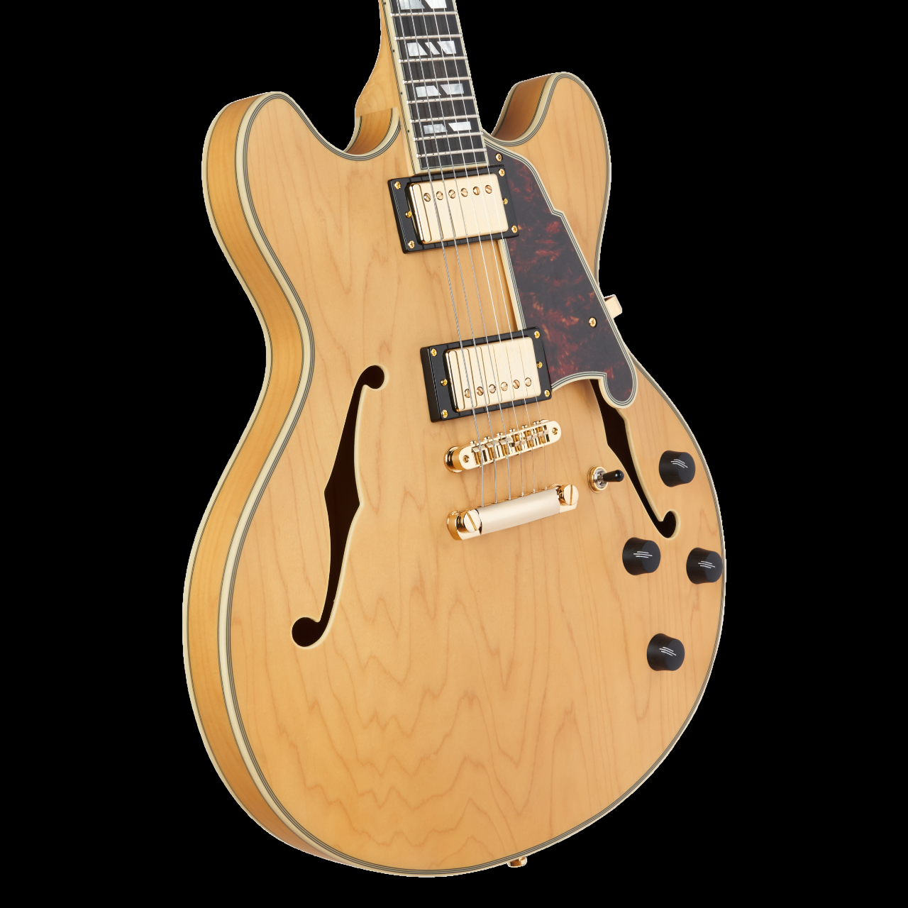 D'Angelico Deluxe DC Satin Honey Electric Guitar