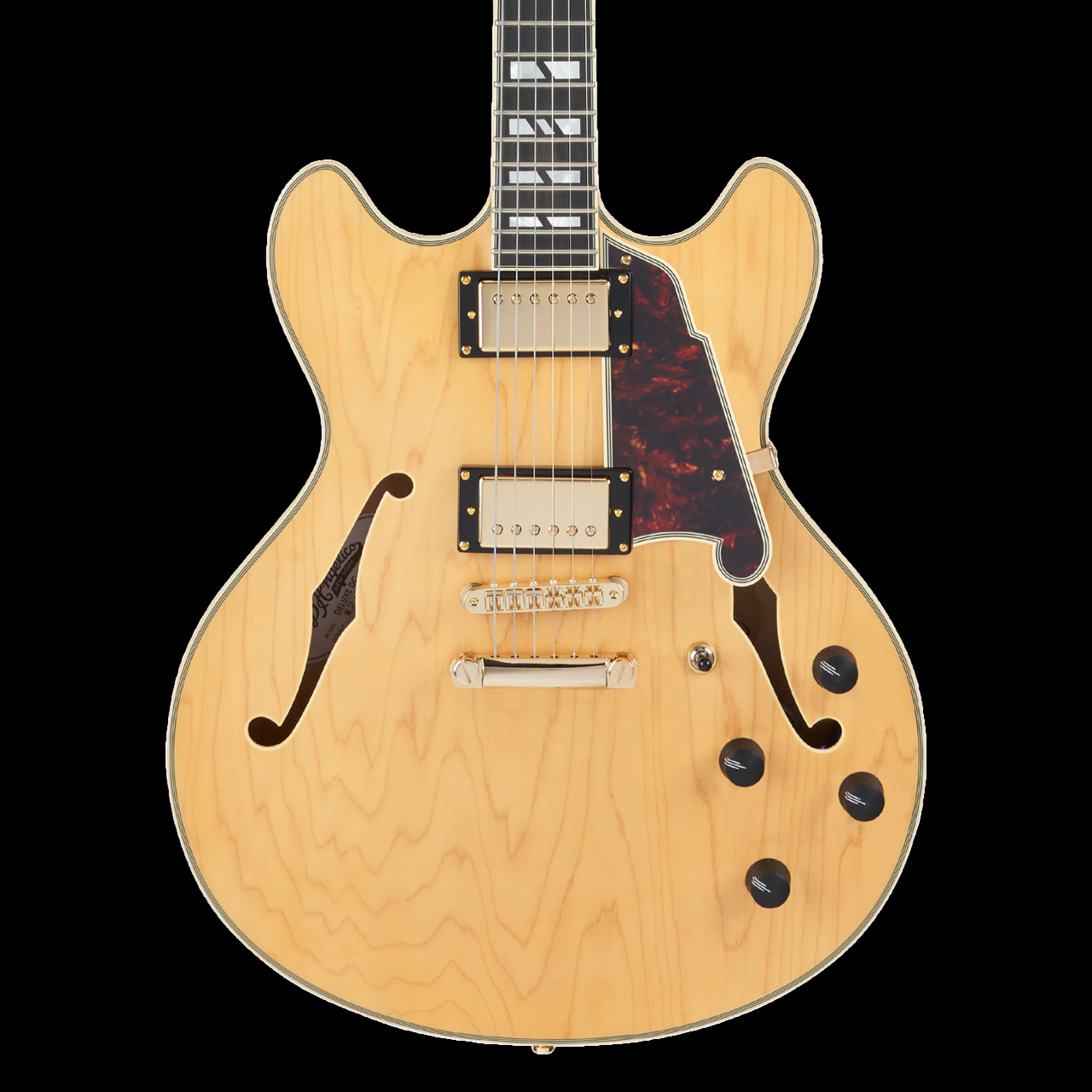 D'Angelico Deluxe DC Satin Honey Electric Guitar