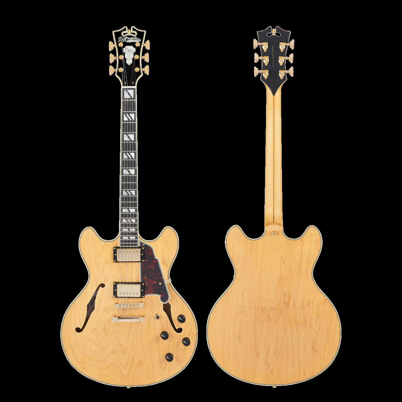 D'Angelico Deluxe DC Satin Honey Electric Guitar