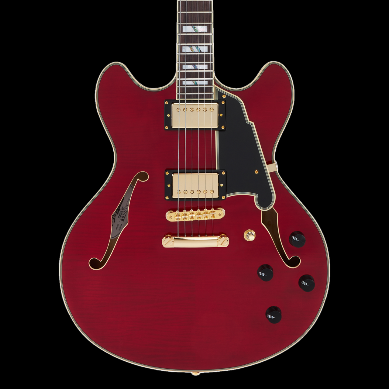 D'Angelico Excel DC Trans Cherry Electric Guitar