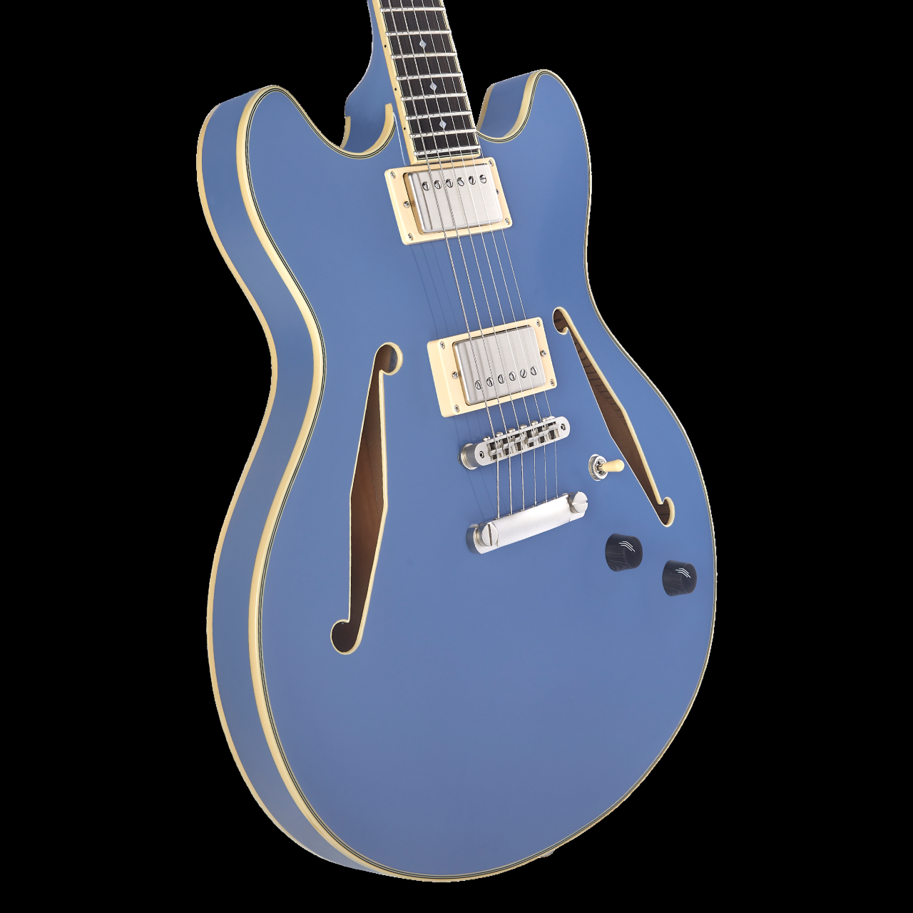 D'Angelico Excel DC Tour Slate Blue Electric Guitar