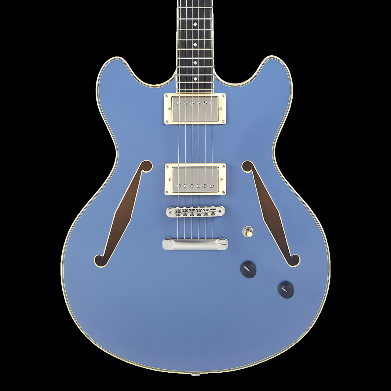 D'Angelico Excel DC Tour Slate Blue Electric Guitar