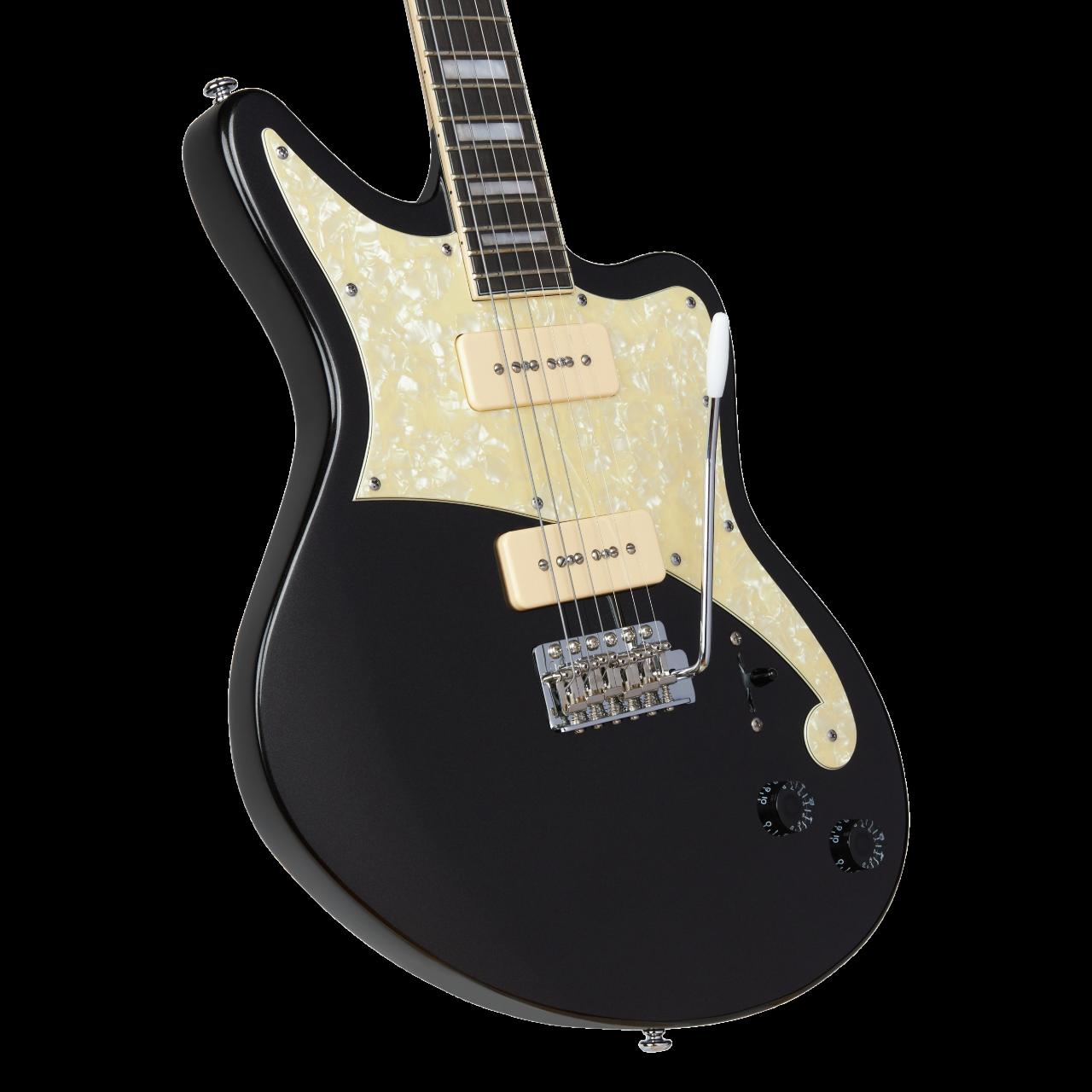 D'Angelico Premier Bedford Black Flake Electric Guitar