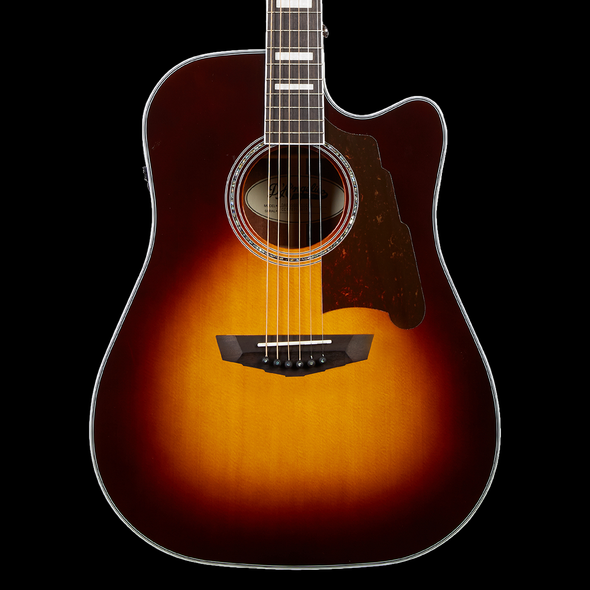 D'Angelico Premier Bowery Vintage Sunburst Acoustic Guitar