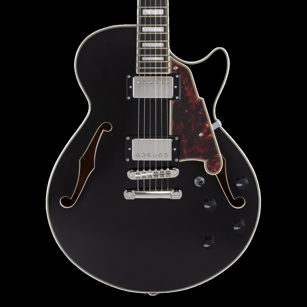 D'Angelico Premier SS Black Flake Electric Guitar