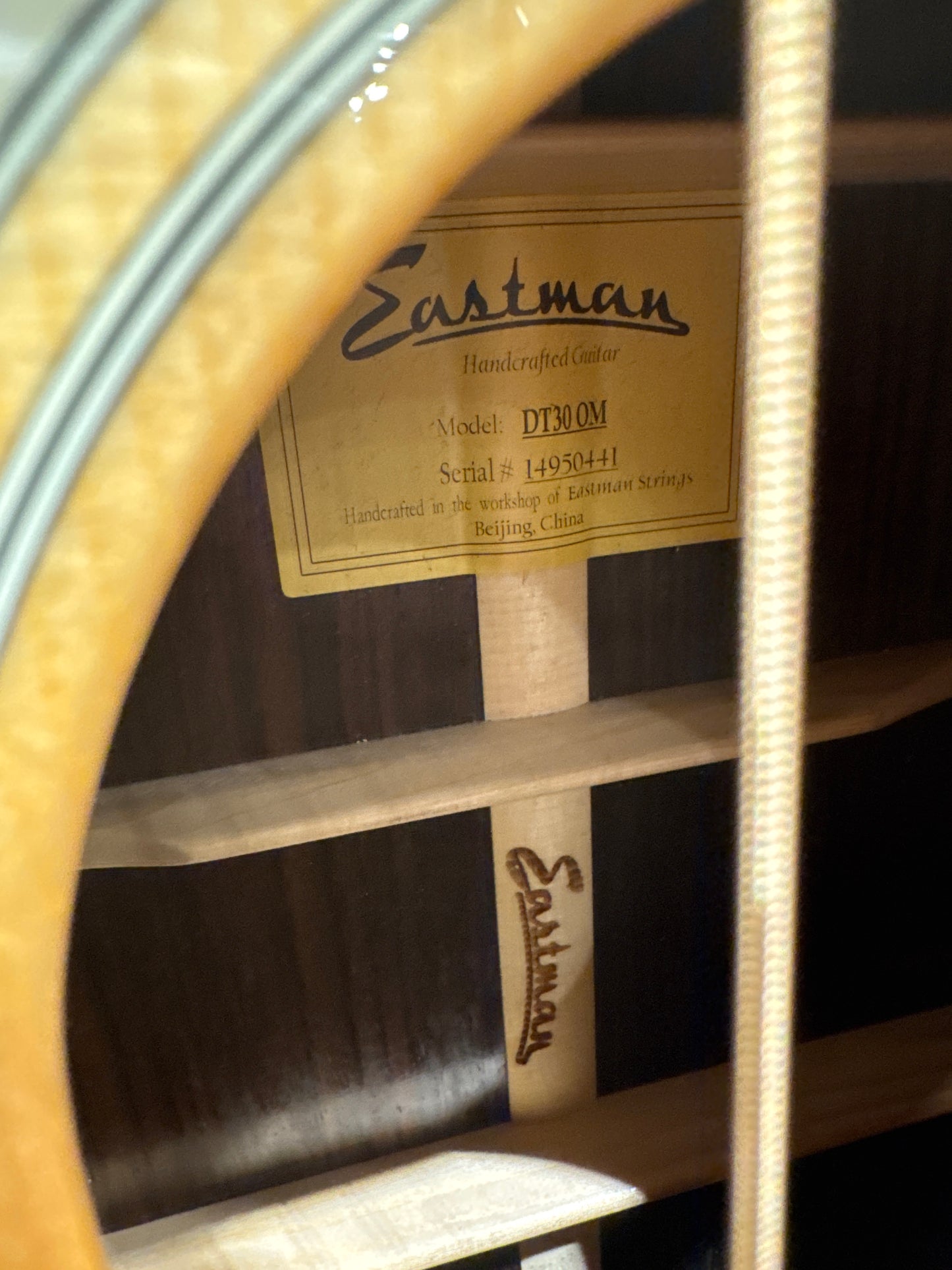Eastman DT30 OM Acoustic Guitar - Mint