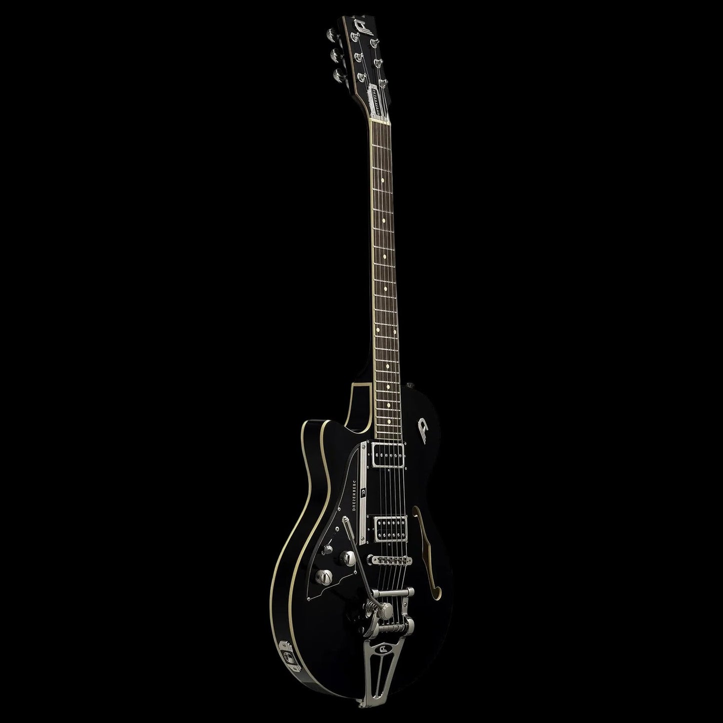 Duesenberg Starplayer TV Deep Black Left Handed with Case