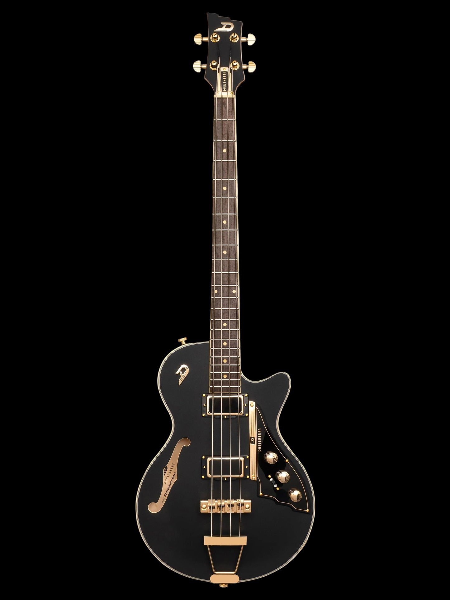 Duesenberg Starplayer Short Scale Bass Black Velvet with Case