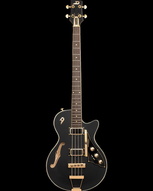 Duesenberg Starplayer Short Scale Bass Black Velvet with Case