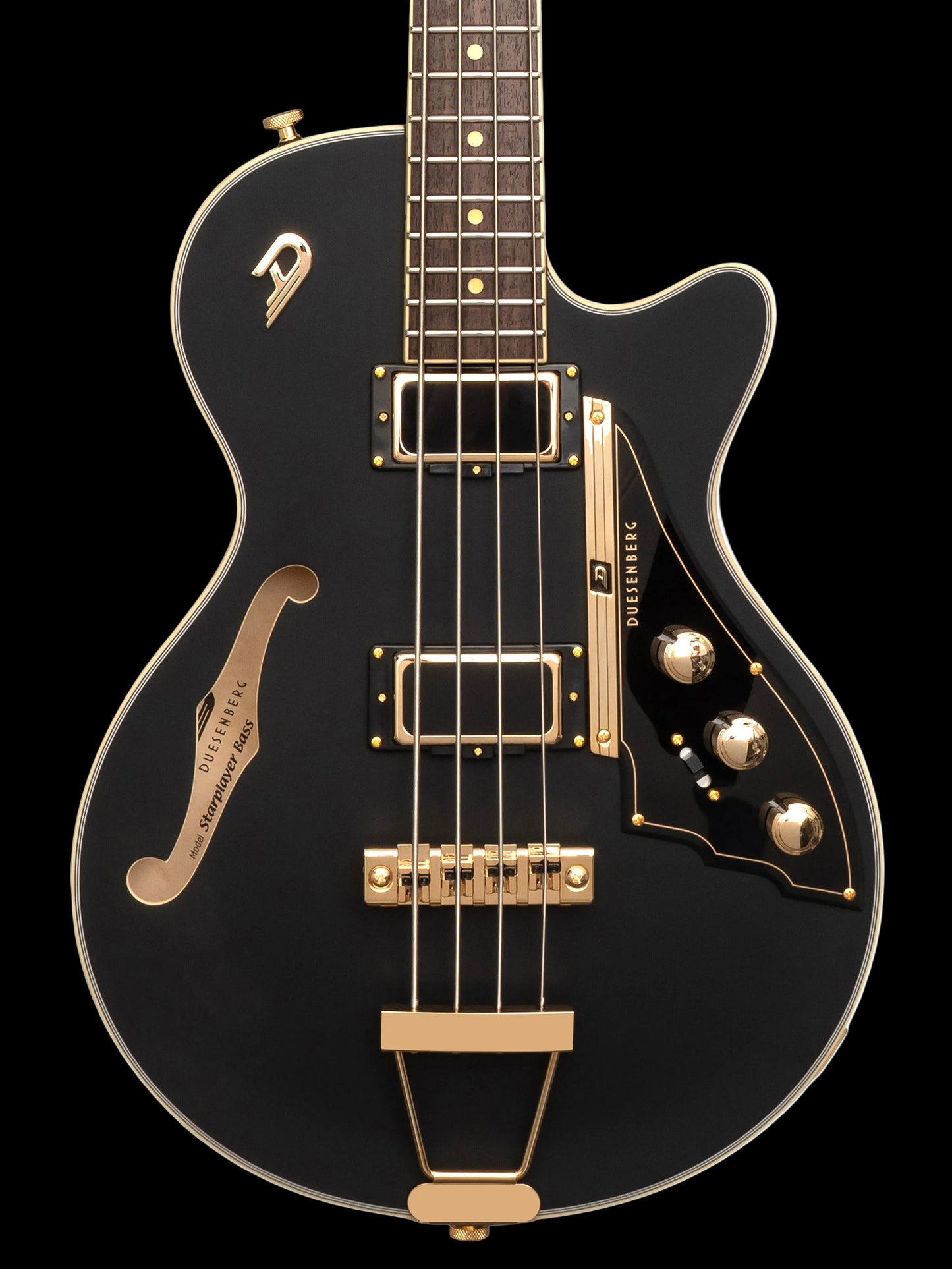 Duesenberg Starplayer Short Scale Bass Black Velvet with Case