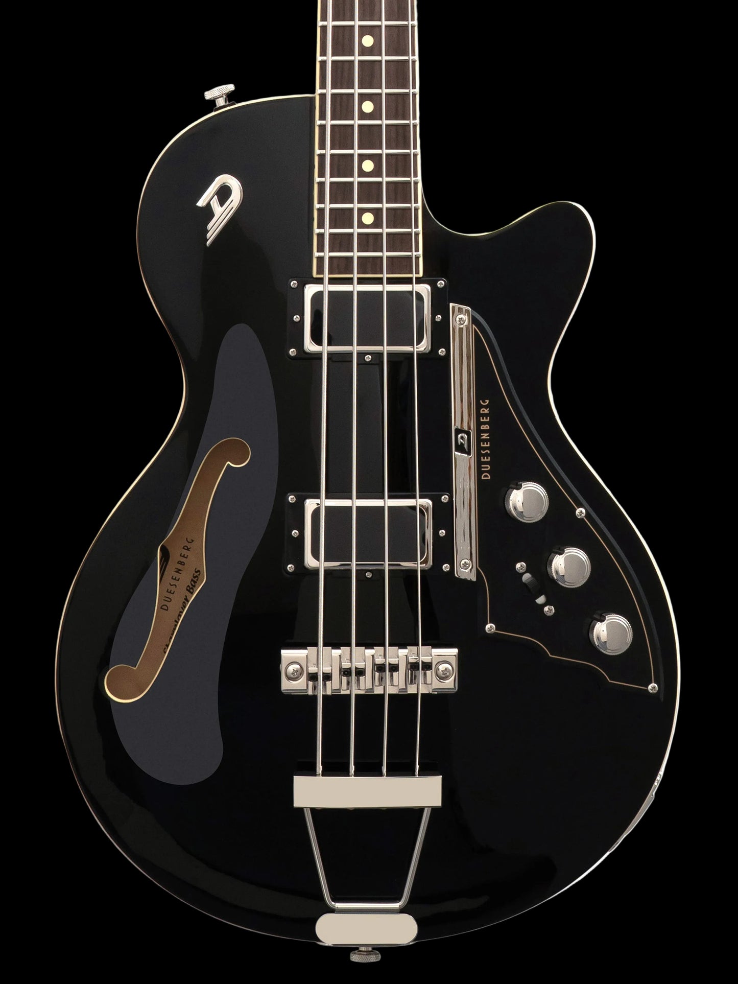 Duesenberg Starplayer Short Scale Bass Deep Black with Case