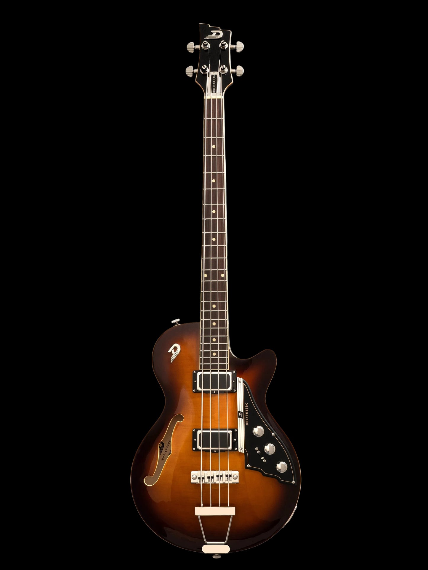 Duesenberg Starplayer Bass – Short Scale, Tobacco Burst with Custom Line Case