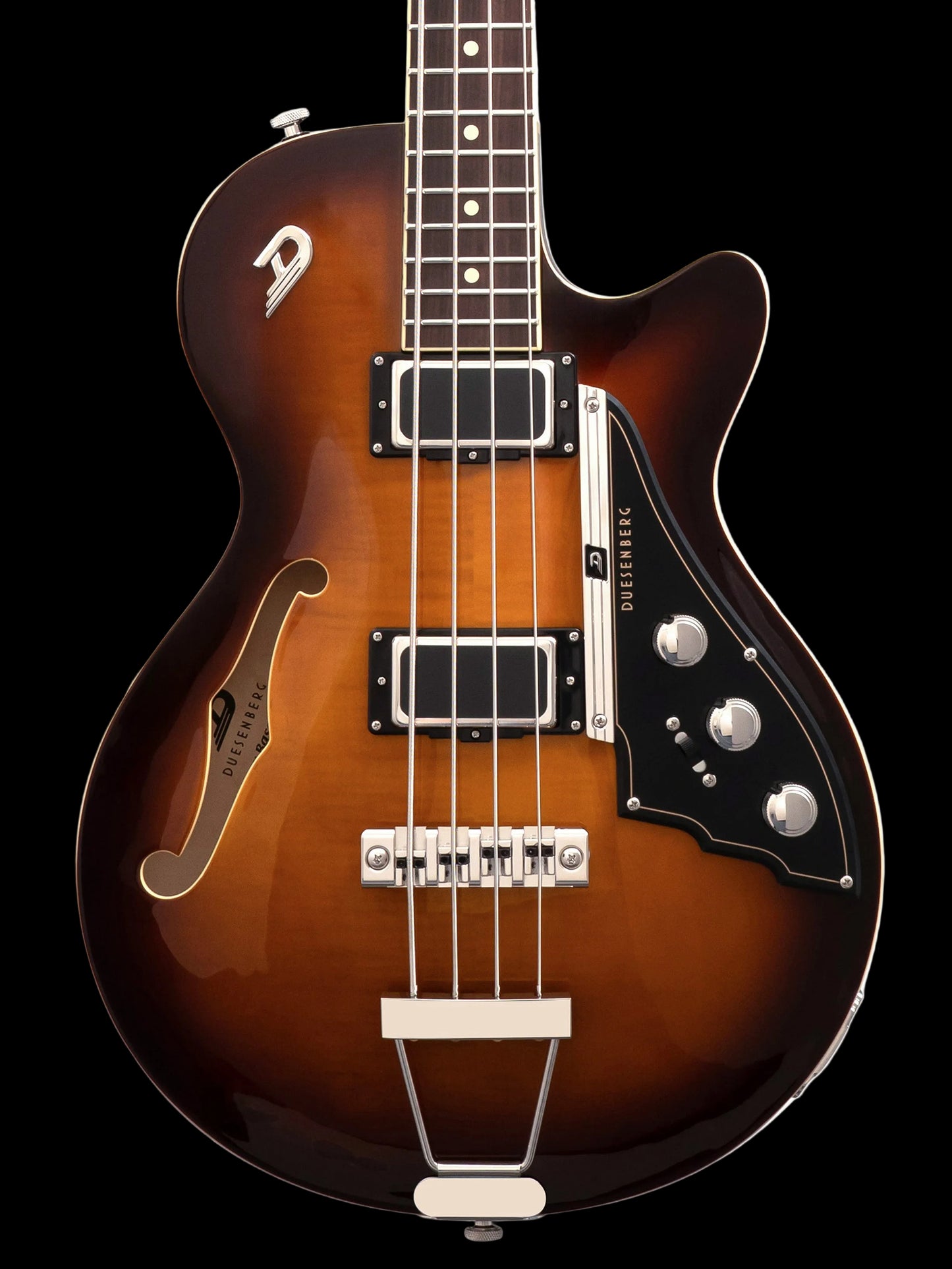 Duesenberg Starplayer Short Scale Bass Tobacco Burst with Case