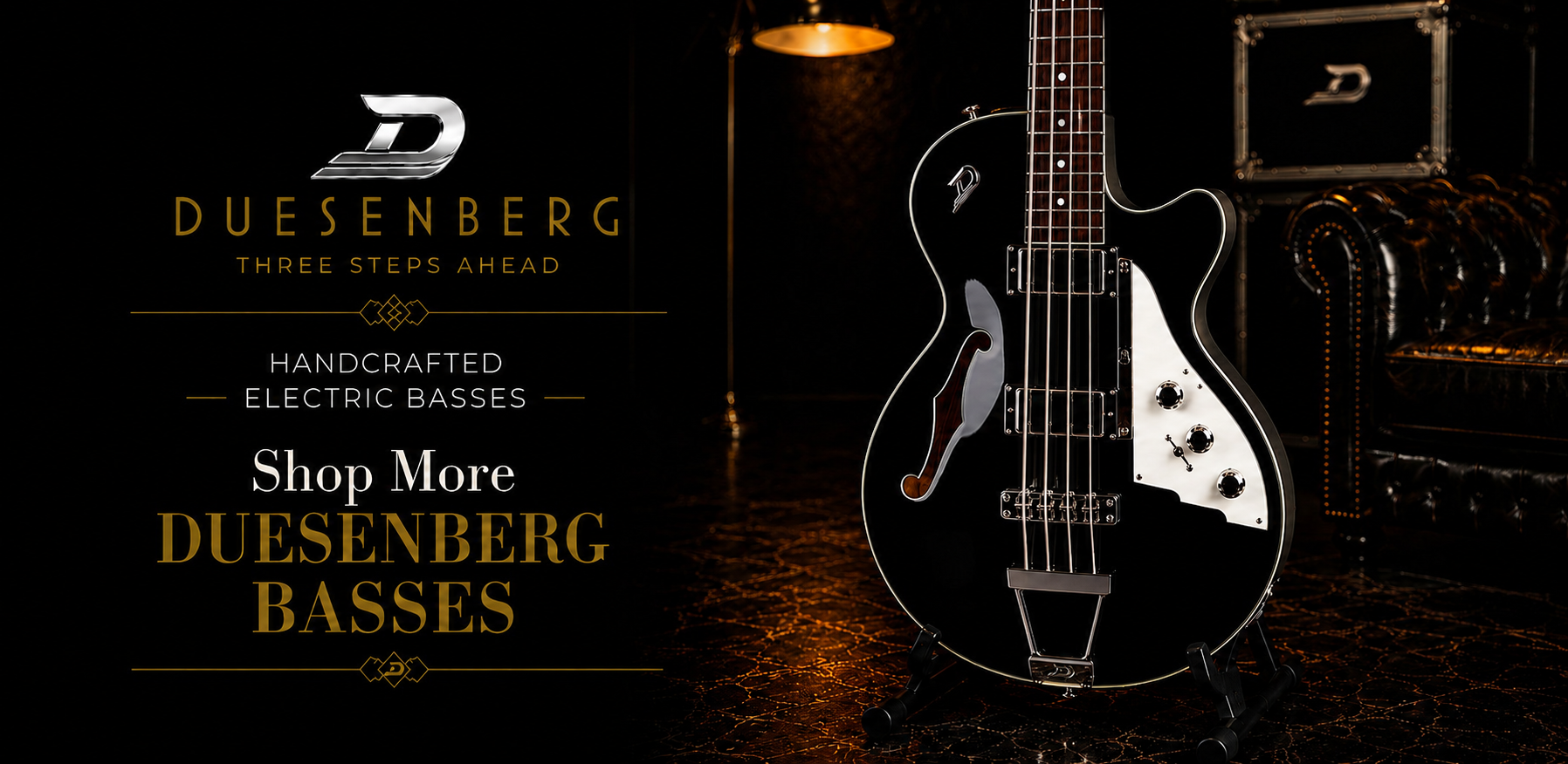 DUESENBERG Bass Guitars banner