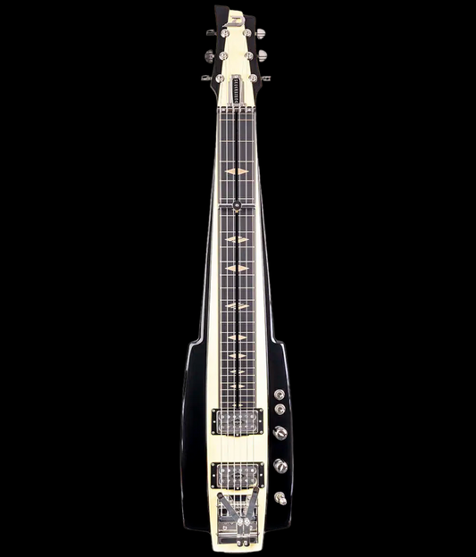 Duesenberg Fairytale Split/King Black Lapsteel with case