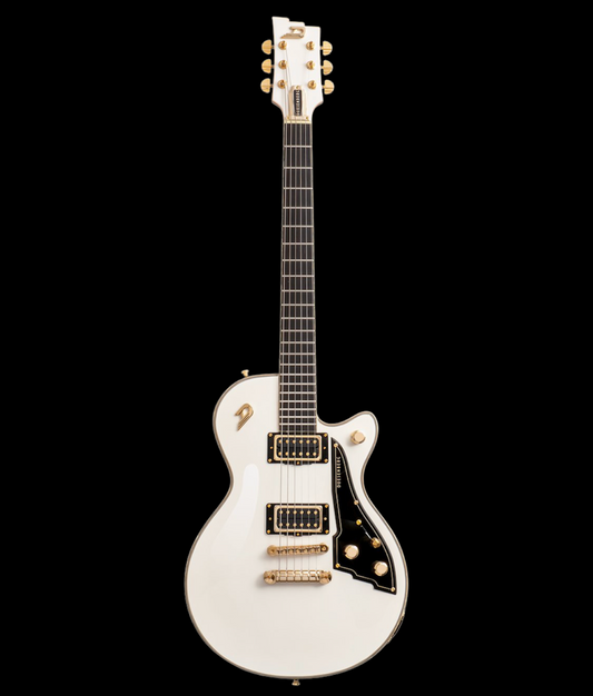 Duesenberg Fantom Series A Electric Guitar - Aged White with case
