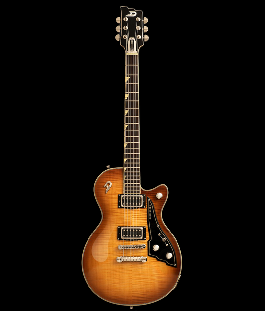Duesenberg Fantom Series S Electric Guitar - Light Antique Burst - with case