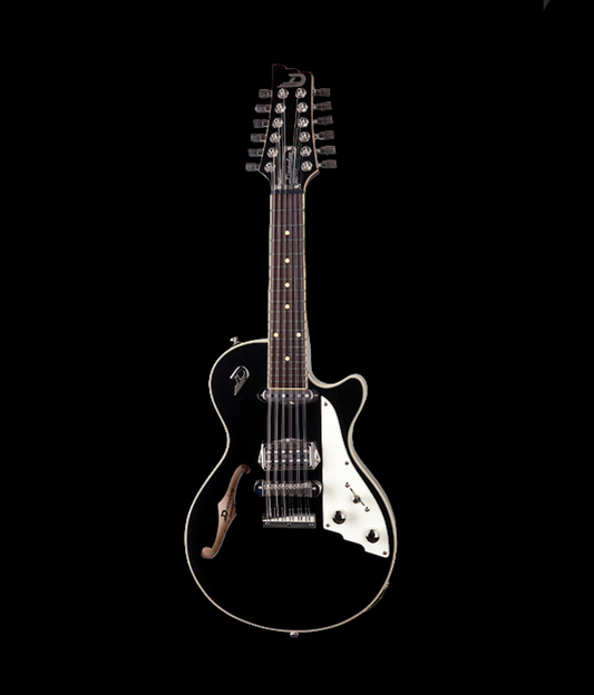 Duesenberg Mando 12-string Black Mandolin with case