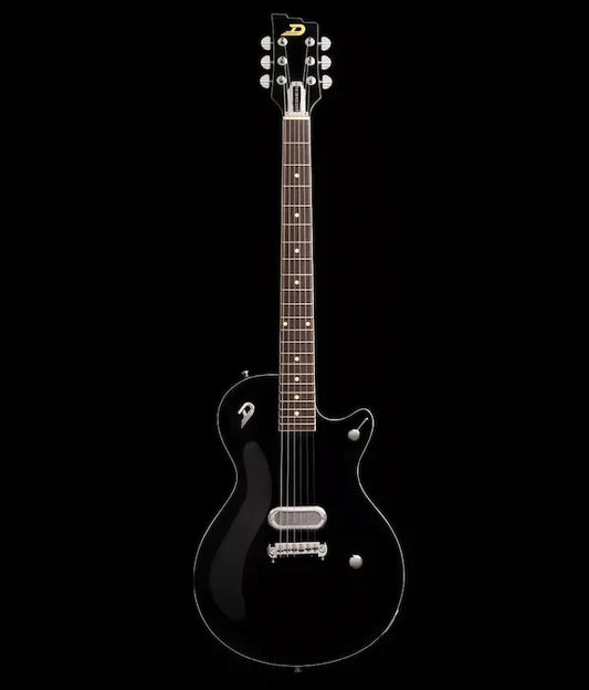 Duesenberg Senior Black Electric Guitar with Custom Line Bag