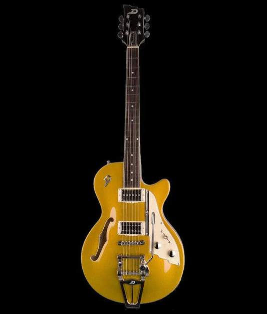 Duesenberg Starplayer TV Gold with Custom Line Case