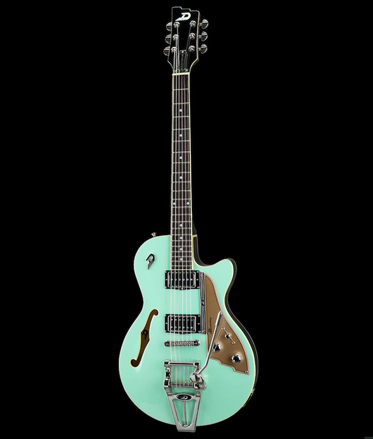 Duesenberg Starplayer TV Surf Green with Custom Line CaseDuesenberg Starplayer TV Surf Green Electric Guitar