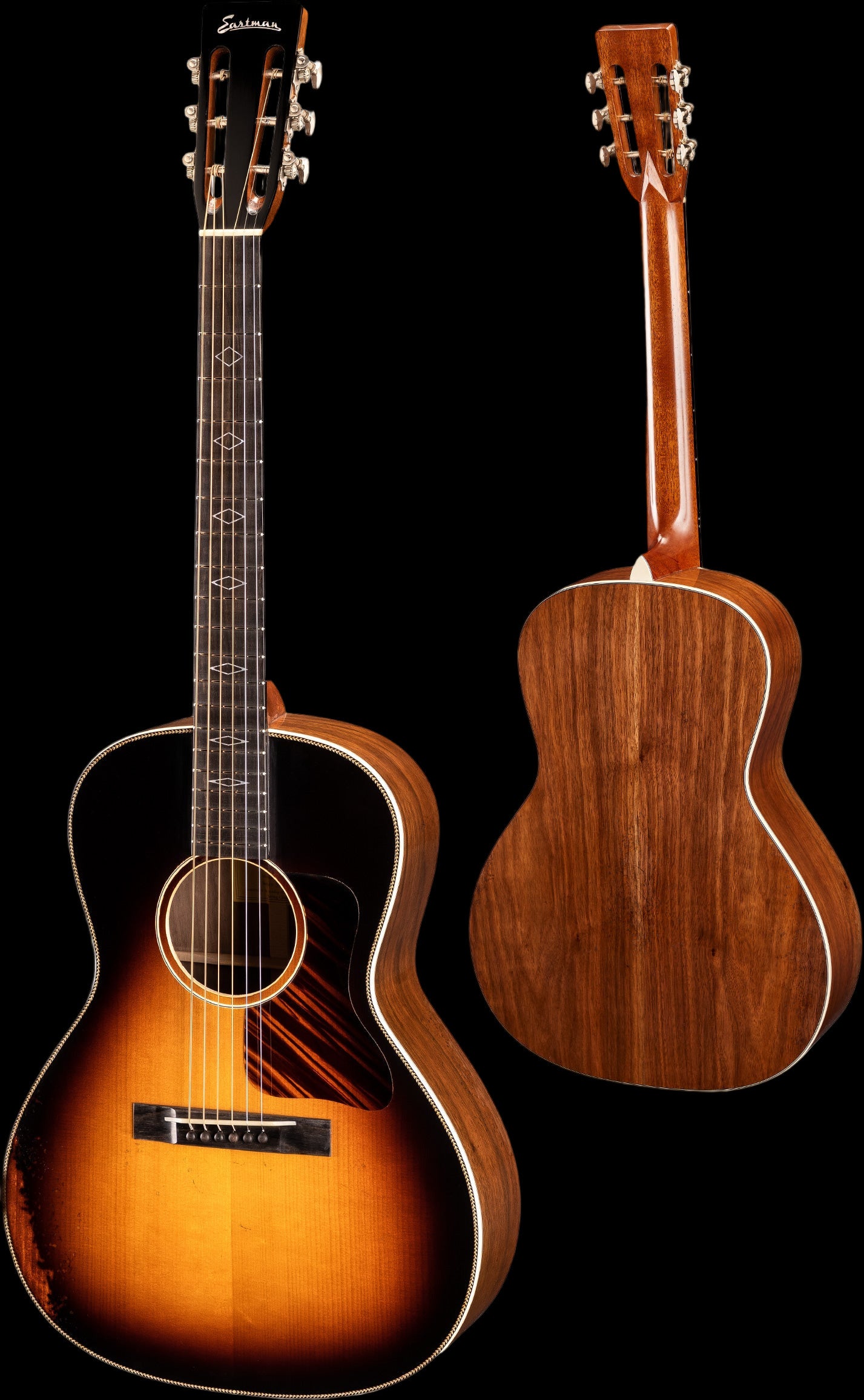 Eastman E22OOSS/v-SB Antique Sunburst Acoustic Guitar