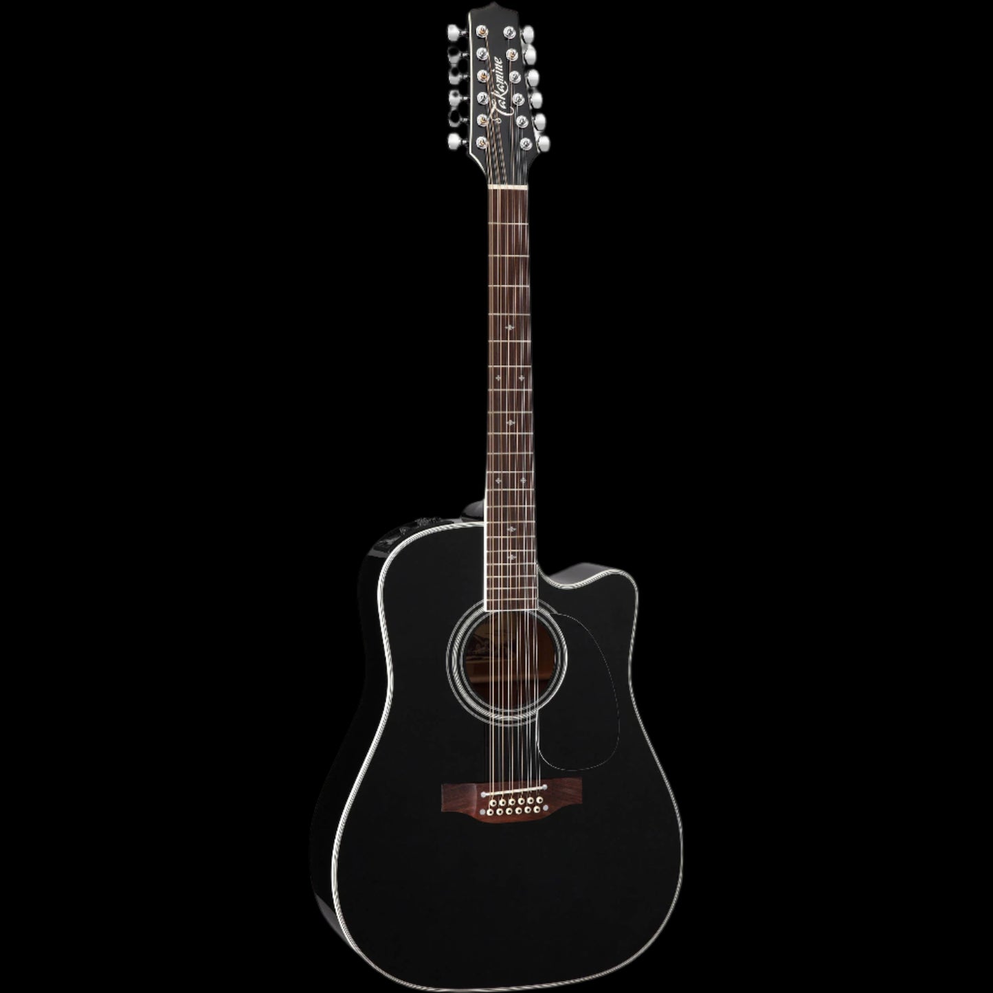 Takamine - EF381SC 12 String - Black Acoustic/Electric