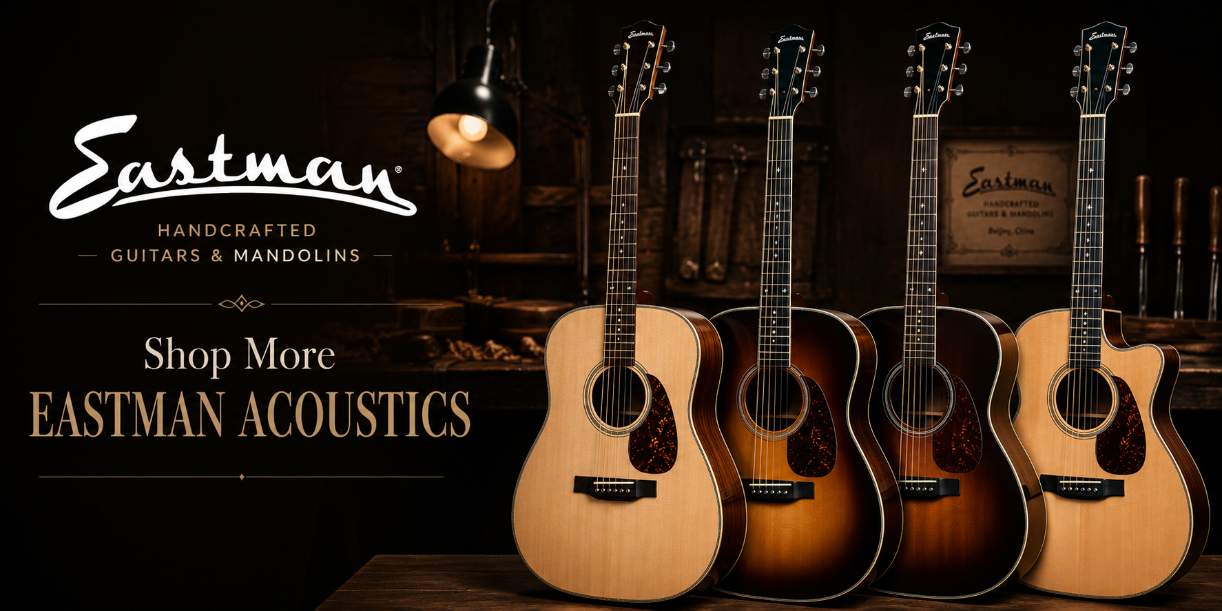 EASTMAN Acoustic Guitars banner